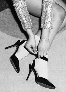 Fotografie Legs Party Black and White, Pictufy Studio, (30 x 40 cm)