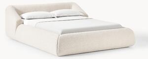 Čalouněná bouclé postel Sofia