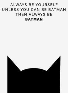 Ilustrace Always be Batman, Finlay & Noa, (30 x 40 cm)