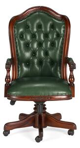 Massive home | Anglická kancelářská židle Windsor zelená MH0941W