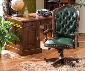 Massive home | Anglická kancelářská židle Windsor zelená - VÝPRODEJ MH09410W