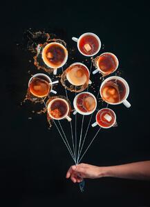 Umělecká fotografie Coffee Balloons, Dina Belenko, (30 x 40 cm)