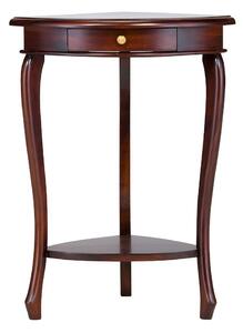 Massive home | Rohový konzolový stolek Windsor hnědý MH0949W