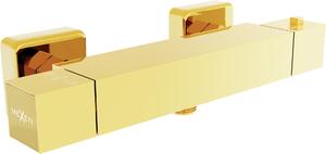 Mexen Cube termostatická baterie sprchová - zlatá - 77200-50