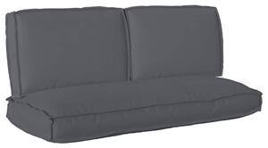Sada polštářů 3 pcs Antracit Oxford látka