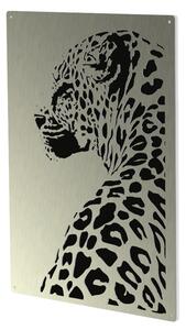 Kovový obraz - Gepard Velikost: 45 x 35 cm x 1,5 mm, Příprava na uchycení: Bez otvorů (nalepení, Podklad: Bez podkladu