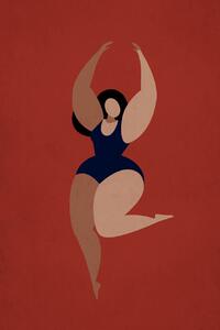 Ilustrace Prima Ballerina, Kubistika, (26.7 x 40 cm)