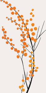 Ilustrace Wild Berries, Kubistika, (26.7 x 40 cm)