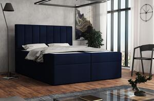 Čalouněná postel boxspring 180x200 SAMANTA - modrá 4