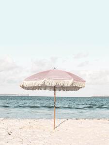 Umělecká fotografie Pink Umbrella, Sisi & Seb, (30 x 40 cm)