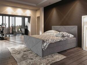 Čalouněná postel VASILISA IV 140x200, šedá