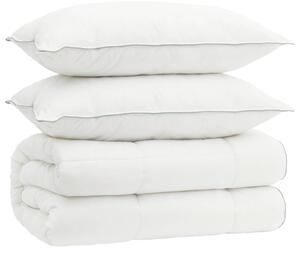 Souprava peřiny a polštářů 3 pcs 135x220 cm 4 roční období Vlna
