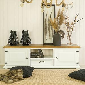 Massive home | Dřevěný TV stolek Corona III - výběr moření MHRTV030