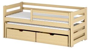Dětská postel s přistýlkou FILIPA - 90x200, borovice