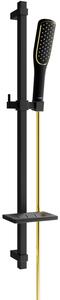 Mexen sprchový set DQ49, černá/zlatá, 785494581-57