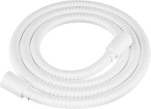 Mexen příslušenství, Sprchová hadice 150 cm, nerezové opletení, bílá, 79460-20