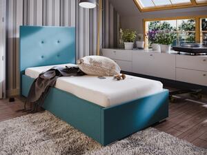 Jednolůžková postel 90x200 FLEK 1 - modrá