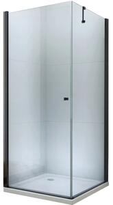 MEXEN - Pretoria sprchový kout, dveře křídlové, 70 x 70 cm, transparentní - černá - 852-070-070-70-00