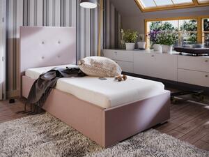 Jednolůžková postel 80x200 FLEK 1 - růžová