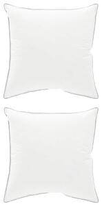 Polštář 2 pcs 65 x 65 cm Australská vlna Bílá