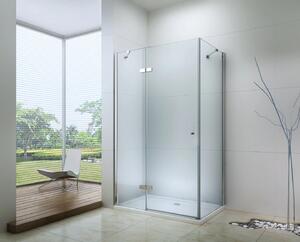MEXEN - Roma sprchový kout, dveře křídlové, 115 x 100 cm, transparentní - chrom - 854-115-100-01-00