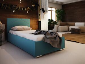 Jednolůžková postel 80x200 FLEK 5 - modrá