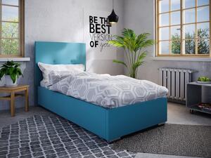 Jednolůžková postel 90x200 FLEK 2 - modrá