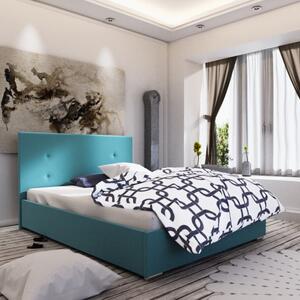Manželská postel 180x200 FLEK 3 - modrá