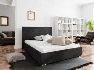 Manželská postel 140x200 FLEK 1 - černá