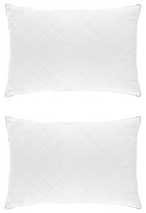 Polštář FULDA 2 pcs 50 x 75 cm 100% husí peří a peří Bílá