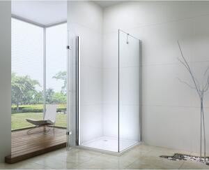 MEXEN - Lima sprchový kout, dveře skládací, 85 x 100 cm, transparentní - chrom - 856-085-100-01-00