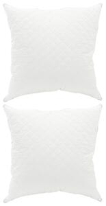 Polštář FULDA 2 pcs 65 x 65 cm 100% husí peří a peří Bílá
