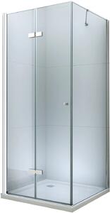 MEXEN - Lima sprchový kout, dveře skládací, 120 x 80 cm, transparentní - chrom - 856-120-080-01-00
