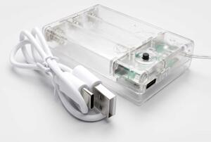 BRILAGI - LED Vánoční závěs 77xLED/3xAA/USB 1,8m teplá bílá