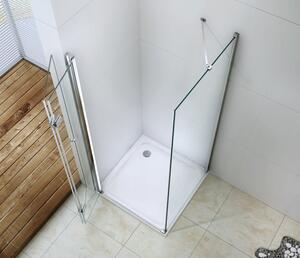MEXEN - Lima sprchový kout, dveře skládací, 70 x 70 cm, transparentní - chrom - 856-070-070-01-00