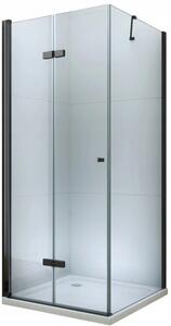 MEXEN - Lima sprchový kout, dveře skládací, 70 x 70 cm, transparentní - černá - 856-070-070-70-00