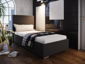 Jednolůžková postel 80x200 FLEK 4 - černá