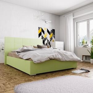 Manželská postel 180x200 FLEK 4 - žlutozelená