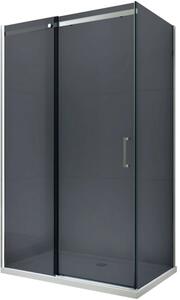 Mexen Omega sprchový kout, dveře posuvné, 100 x 70 cm - grafitová šedá - chrom - 825-100-070-01-40