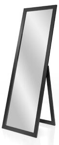 Stojací zrcadlo v černém rámu Styler Sicilia, 46 x 146 cm