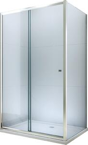 MEXEN - Apia sprchový kout, dveře posuvné, 115 x 90 cm, transparentní - chrom - 840-115-090-01-00