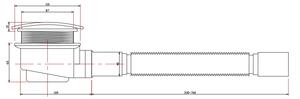 MEXEN - Sprchová vanička, čtvercová Slim 70x70 cm - bílá - 40107070