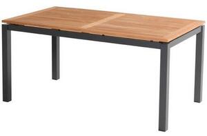 ZAHRADNÍ STŮL, dřevo, kov, 160/75/90 cm Amatio - Venkovní stoly