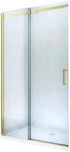 MEXEN - Omega dveře sprchové posuvné, 100 cm, transparentní - zlatá - 825-100-000-50-00