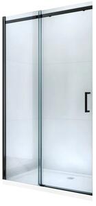 MEXEN - Omega dveře sprchové posuvné, 100 cm, transparentní - černá - 825-100-000-70-00