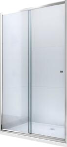 MEXEN - Apia dveře sprchové posuvné, 90 cm, transparentní - chrom - 845-090-000-01-00