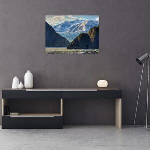 Obraz krajiny s horami (70x50 cm)