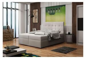 Čalouněná manželská postel DELILAH 2 180x200 - béžová