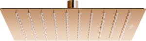 Mexen Slim sprcha - tropický déšť 25 x 25 cm - růžově zlatá - 79125-60