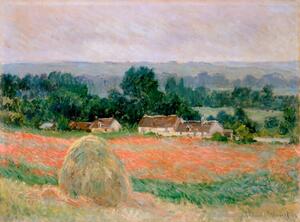 Obrazová reprodukce Haystack at Giverny, 1886, Claude Monet